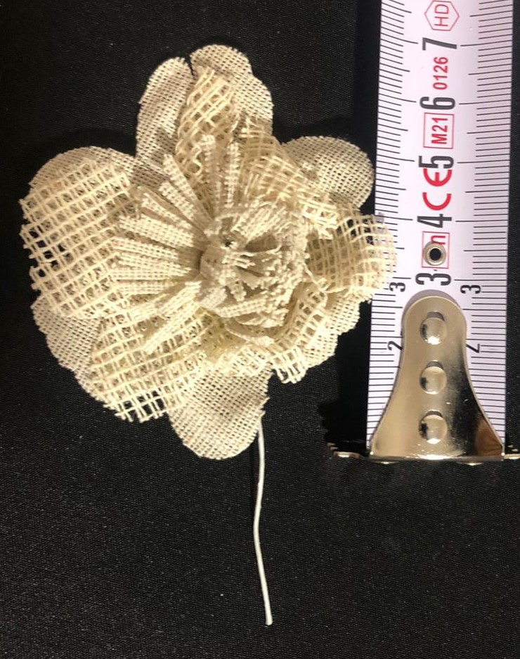 AÇIK  KAHVE KUMAŞ GÜL